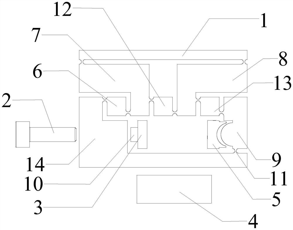 Piezoelectric actuation micro-nano deflection platform