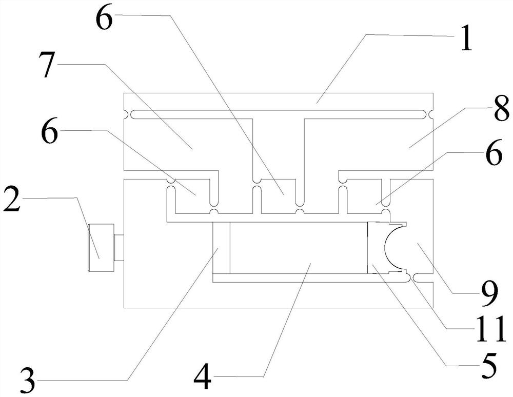 Piezoelectric actuation micro-nano deflection platform