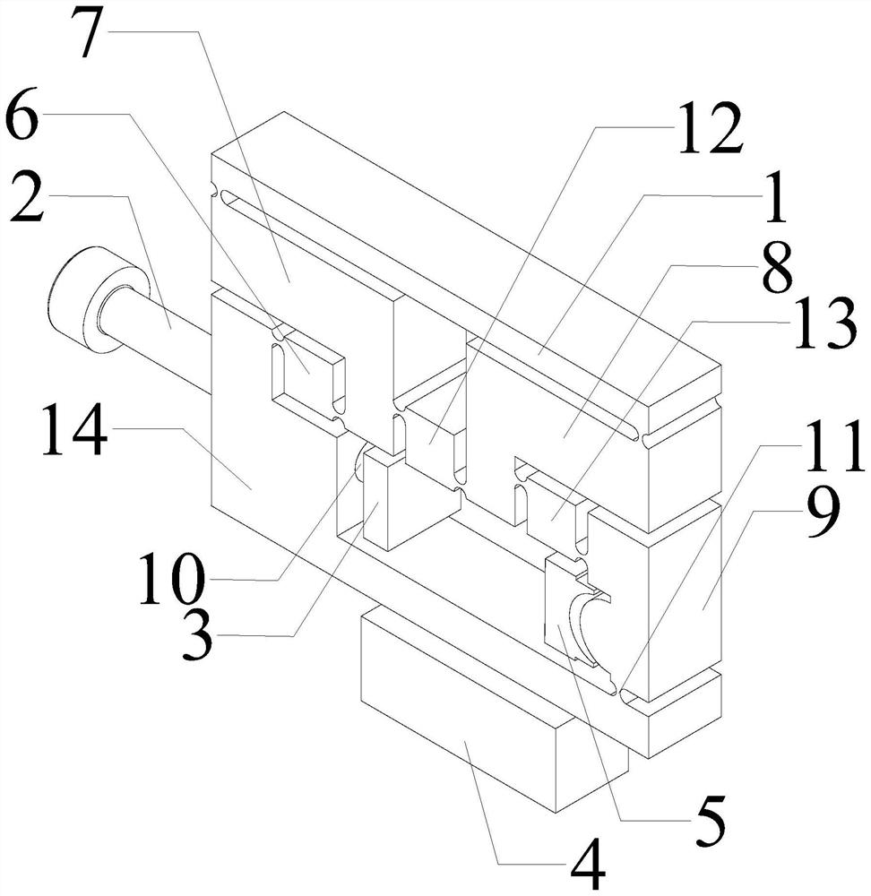 Piezoelectric actuation micro-nano deflection platform