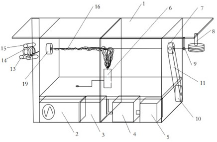 Device and method for continuously preparing nanofiber covering yarn