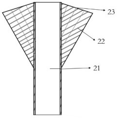 Device and method for continuously preparing nanofiber covering yarn