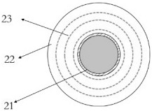 Device and method for continuously preparing nanofiber covering yarn