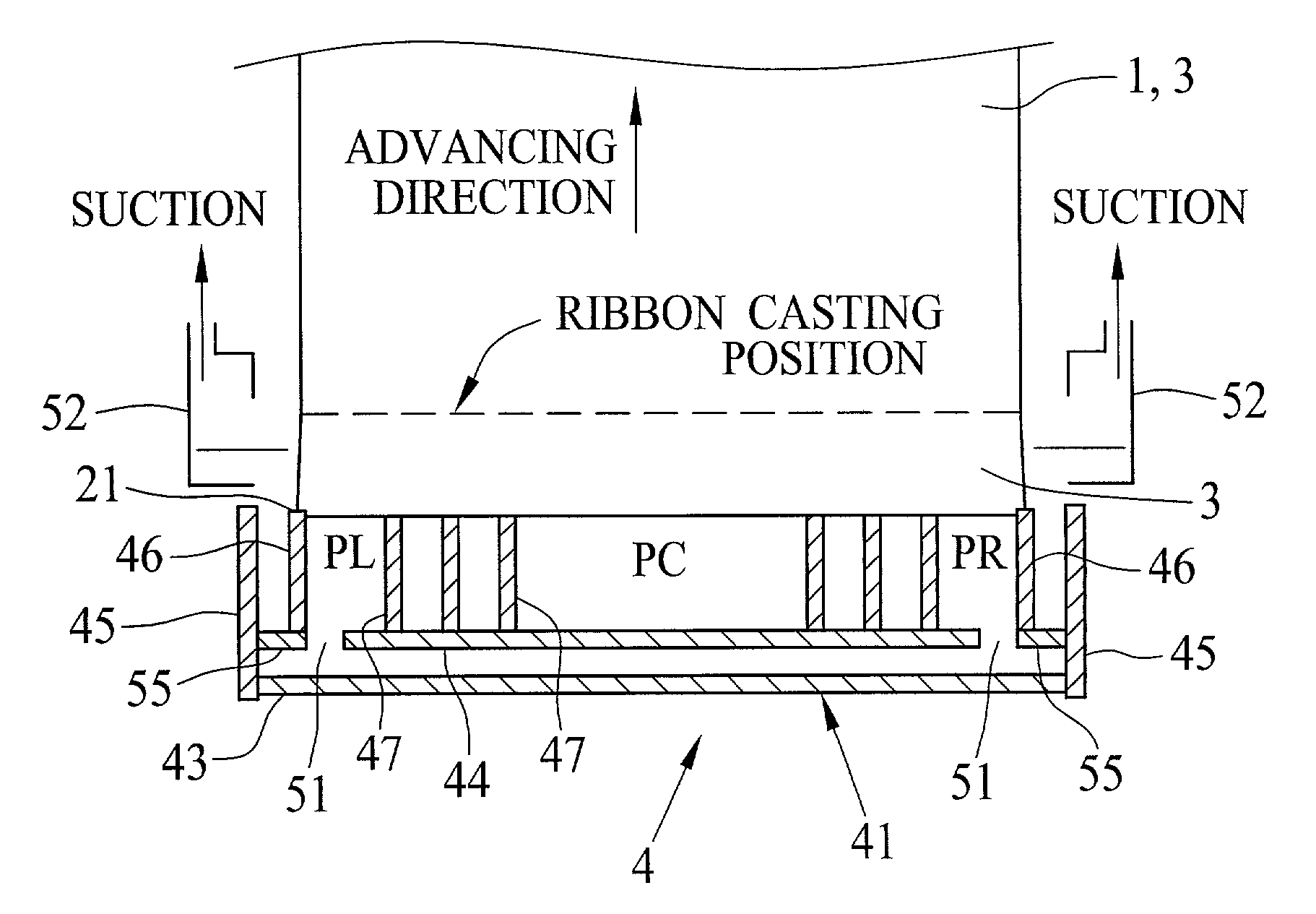 Film formation method capable of preventing fluctuation of ribbon