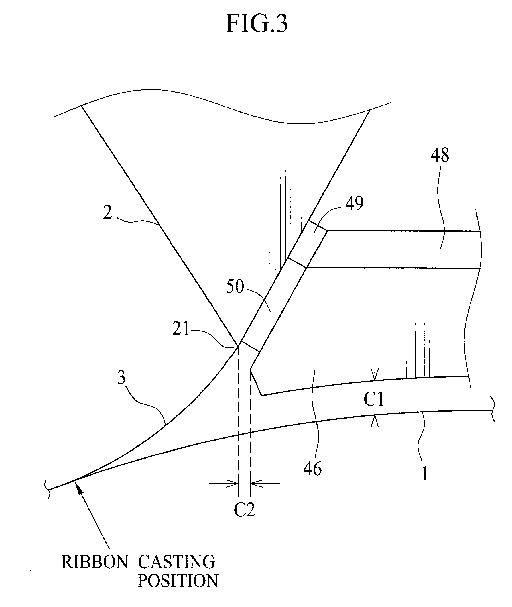 Film formation method capable of preventing fluctuation of ribbon