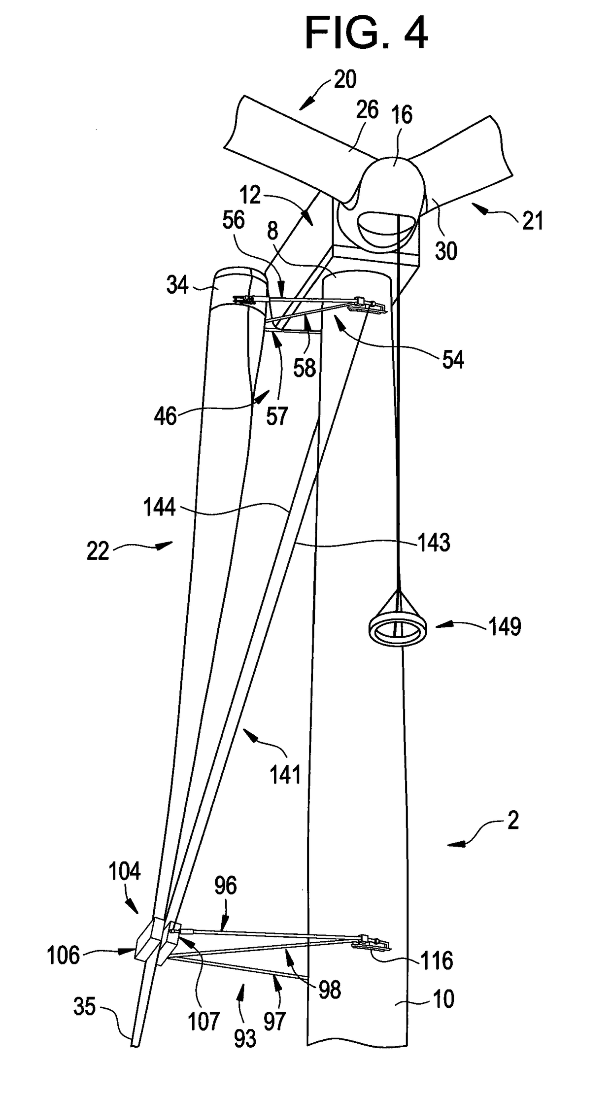 Apparatus and method for manipulating a component of a wind turbine