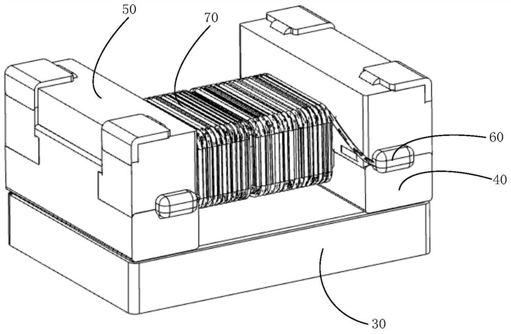 Inductor, automobile and preparation method of inductor