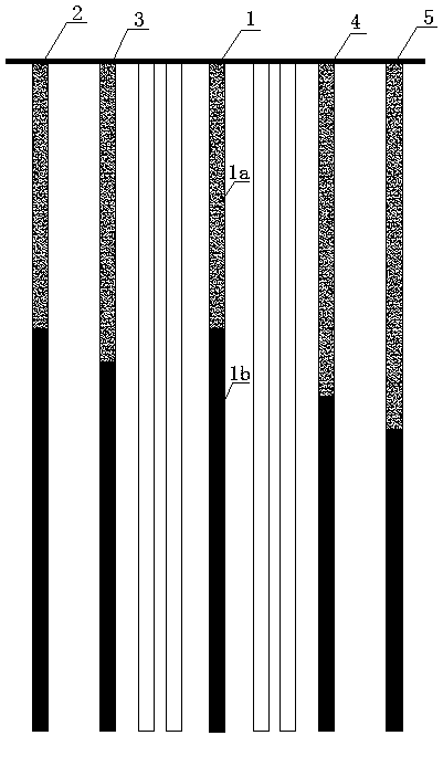 Starlike energy-saving hole blasting method