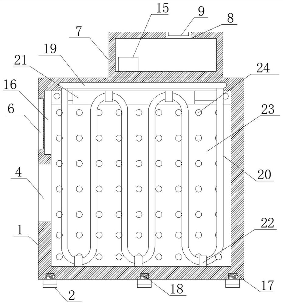 Efficient heat dissipation case for desktop computer