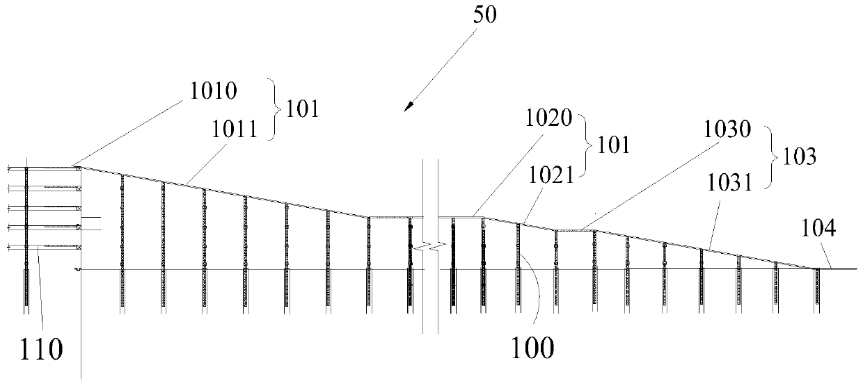 Construction method for internal support foundation pit earthwork transportation ramp