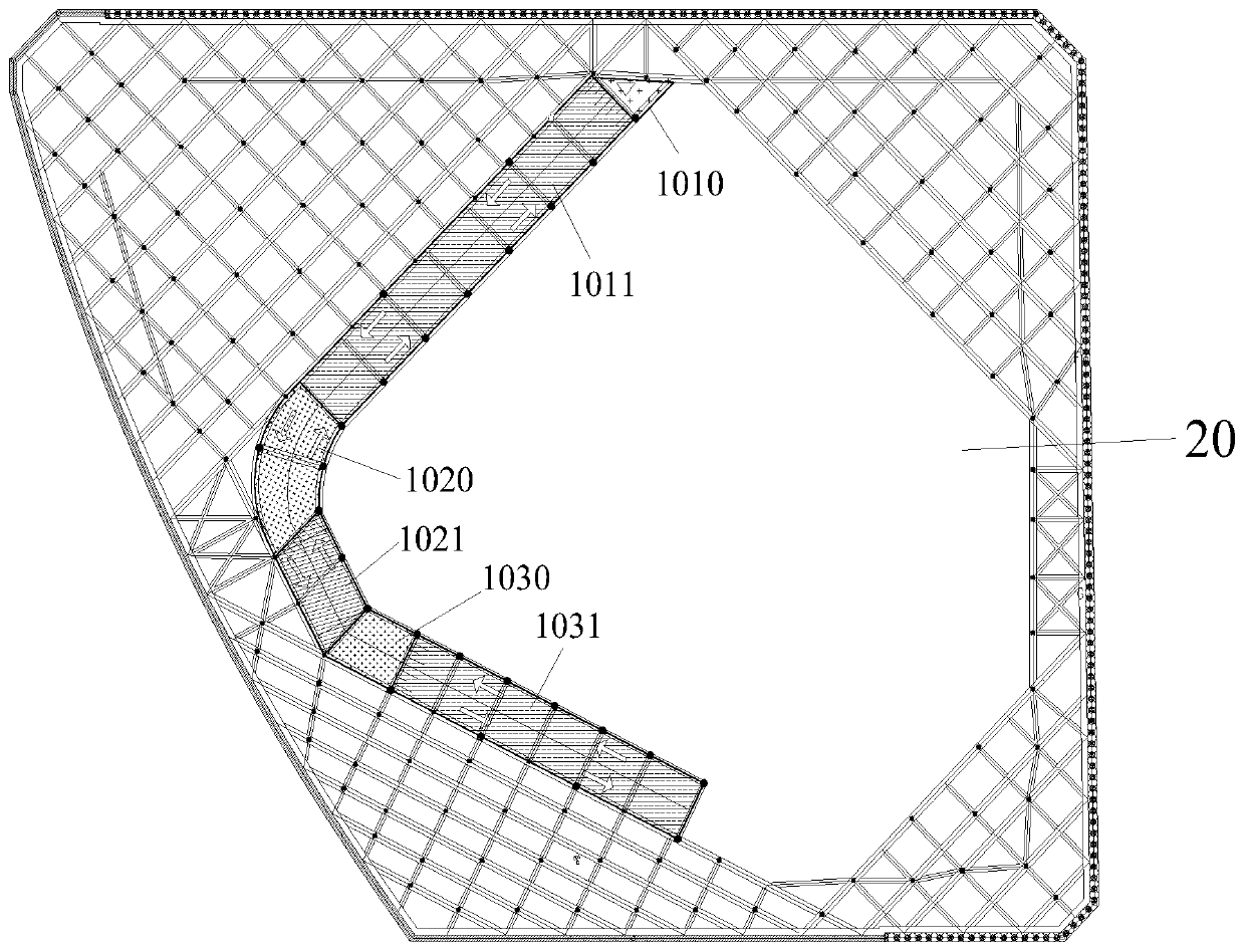 Construction method for internal support foundation pit earthwork transportation ramp