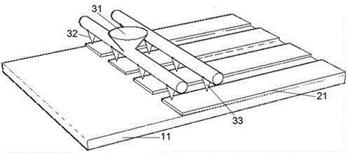 Method for preparing transparent conducting electrode based on 3D (three-dimensional) printing technique