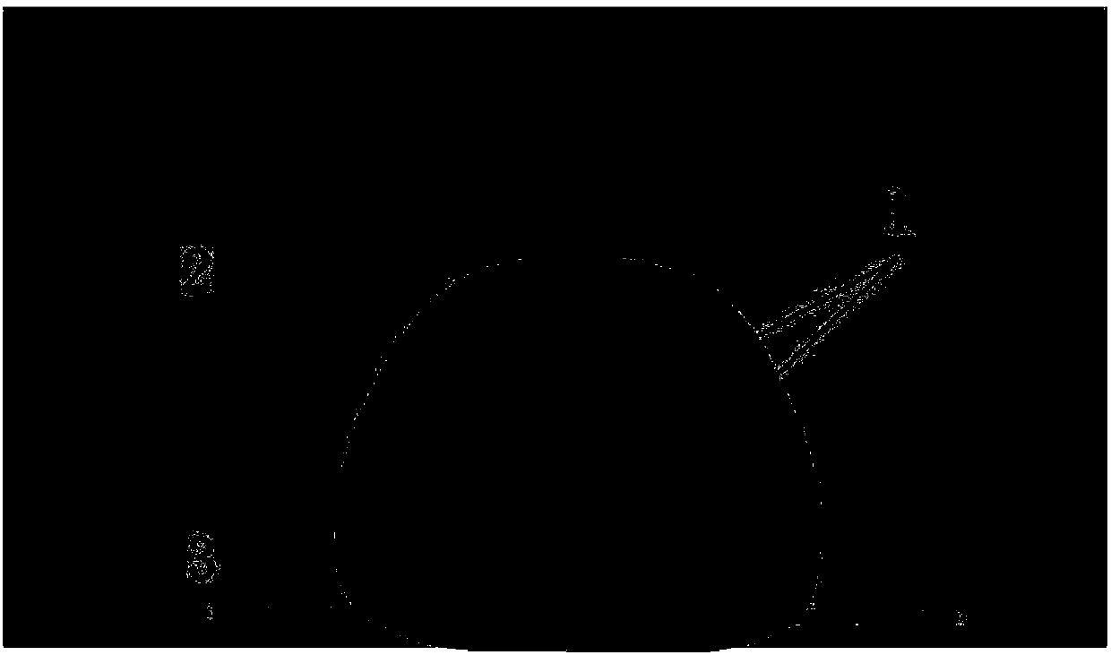 Branch air film hole structure for air cooling turbines