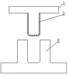 Manufacturing process of carbon fiber composite U-shaped parts