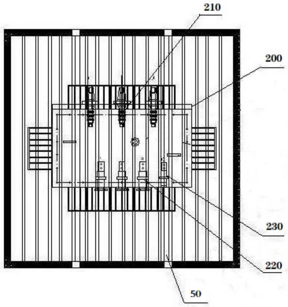 Underground power transmission network line transformer zone area