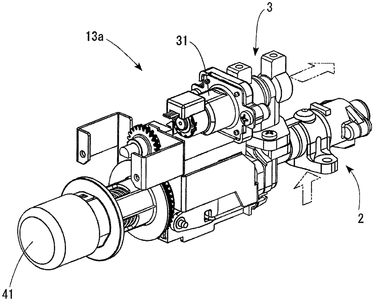 Fire adjustment device