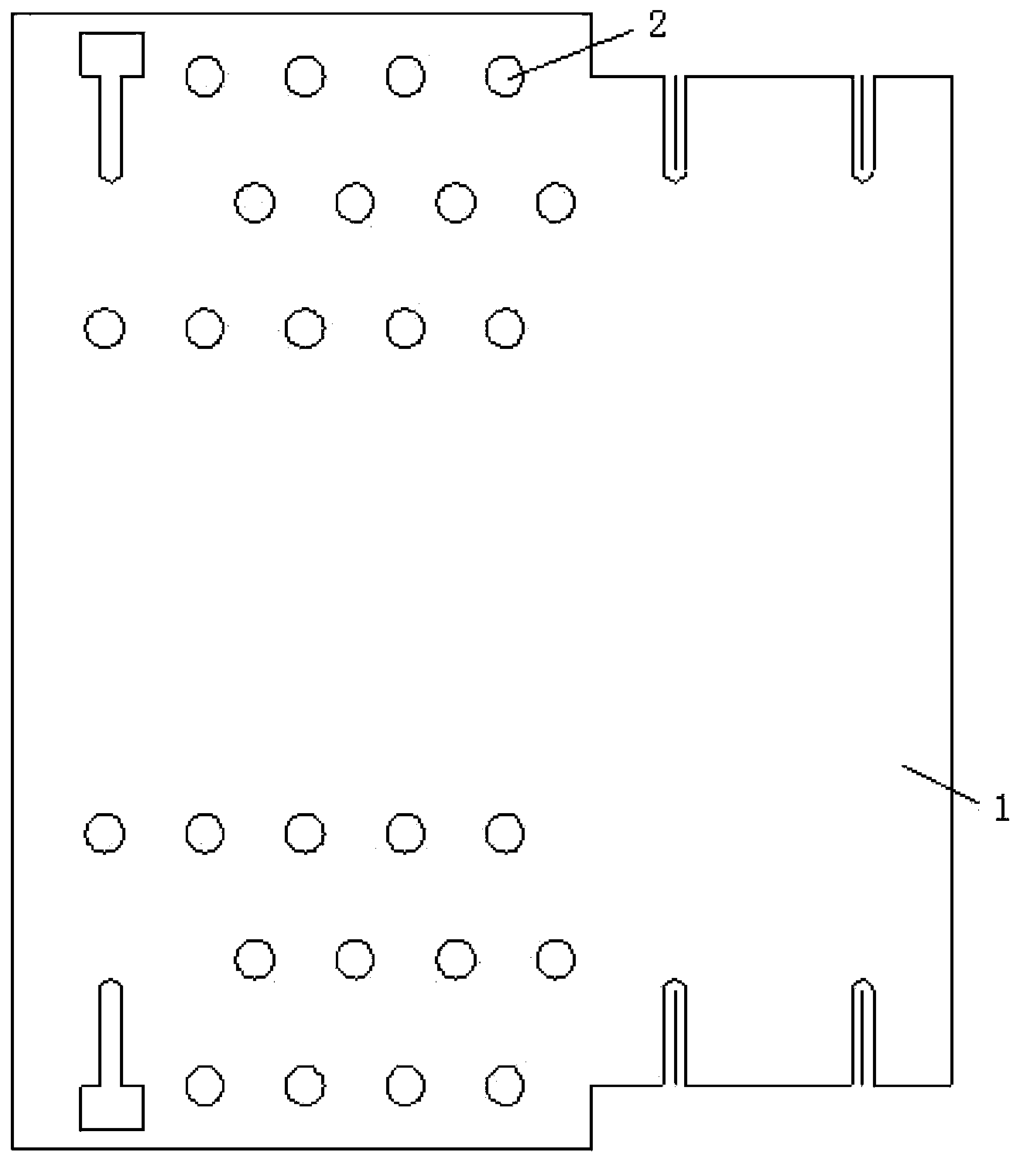 Pressure flat bending device