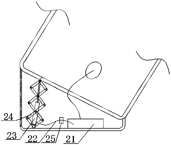 A kind of trash bin used for automatic collection by manipulator