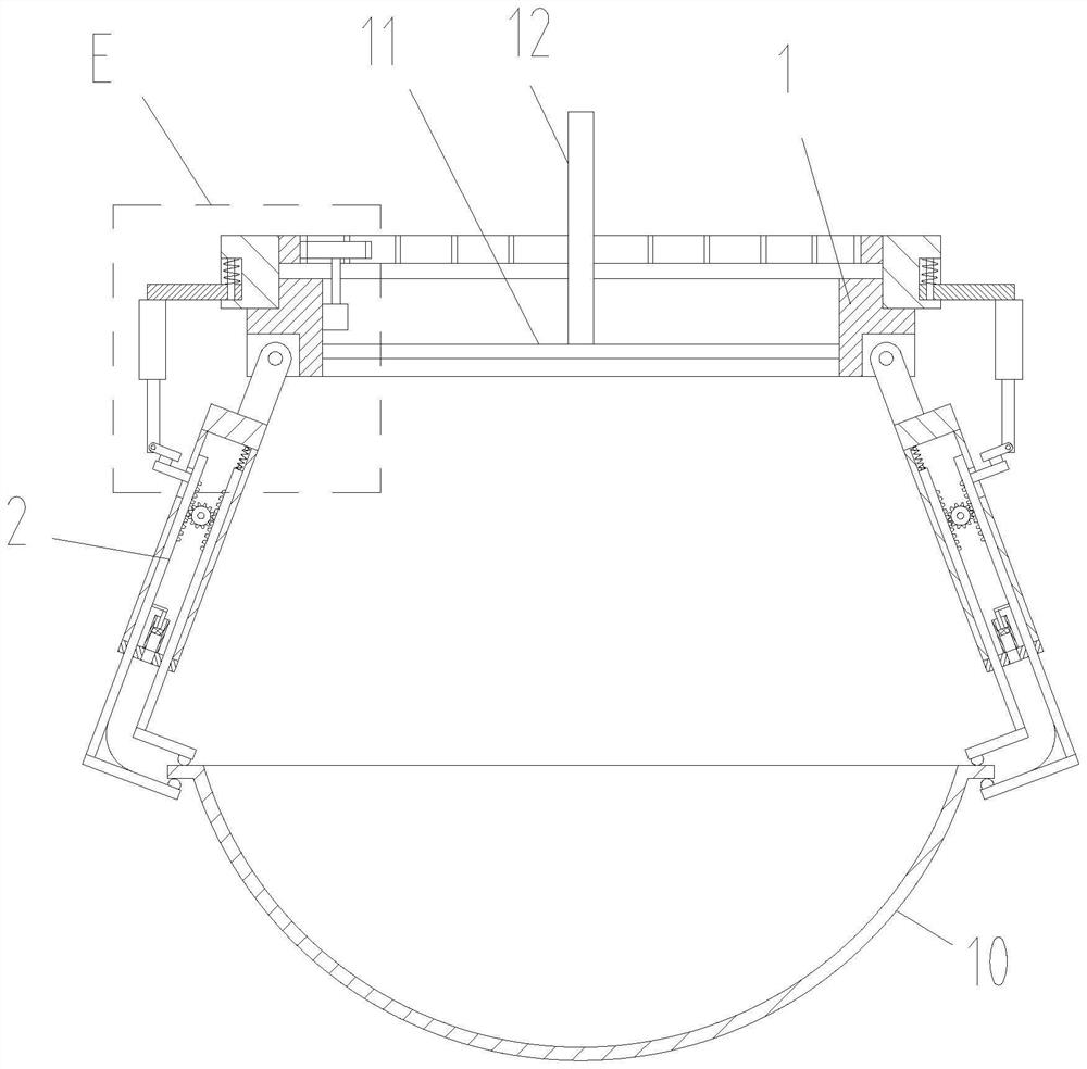 Thermoelectric chemical oxidation treatment device with hemispherical cover body