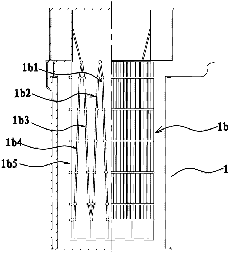 A garbage incineration device