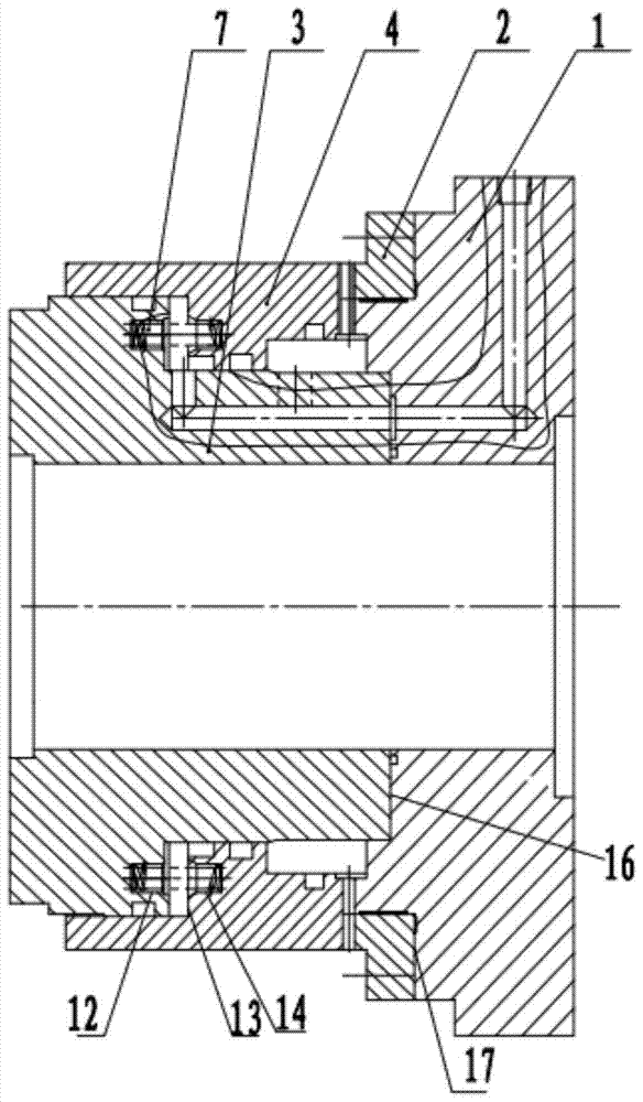 A power-off protection device for a servo turret tool post