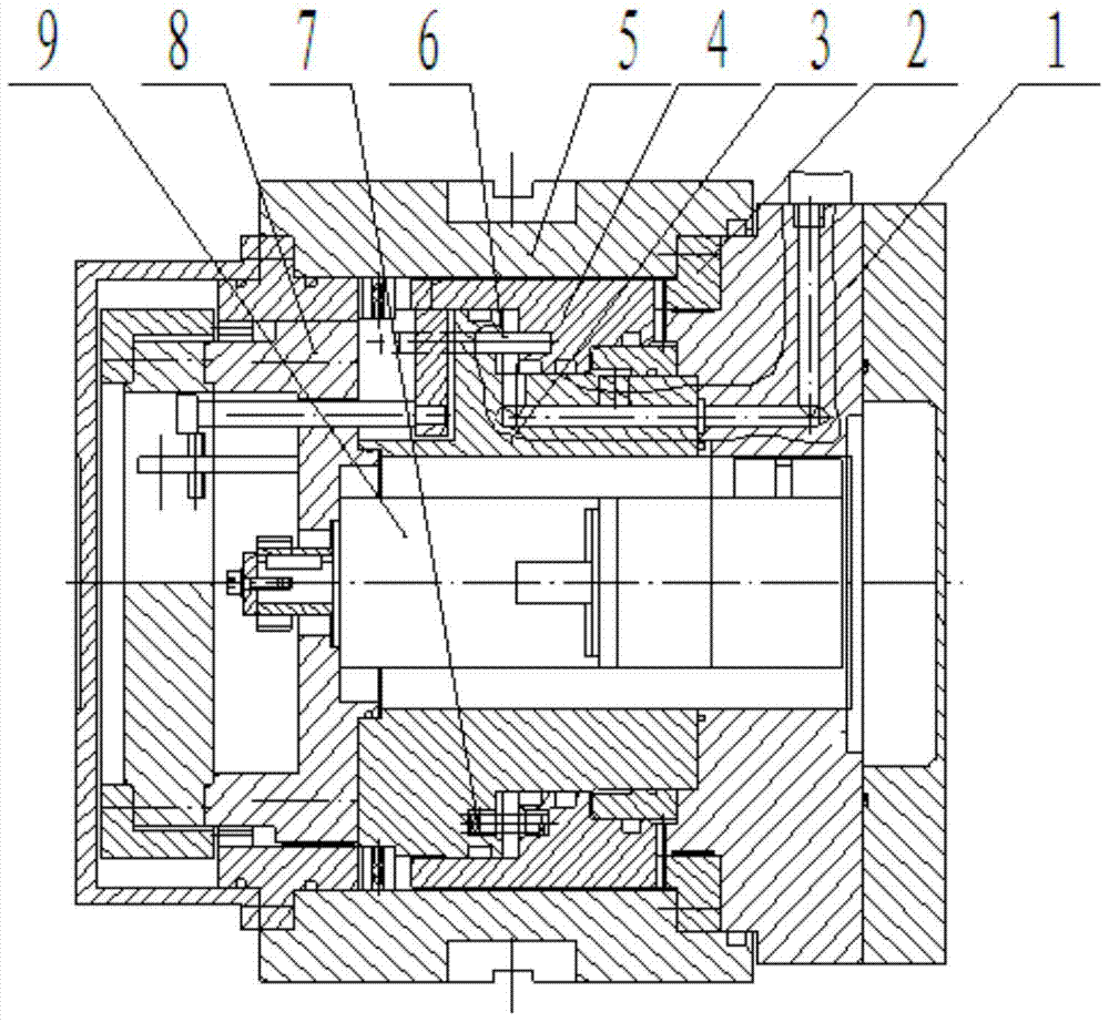 A power-off protection device for a servo turret tool post