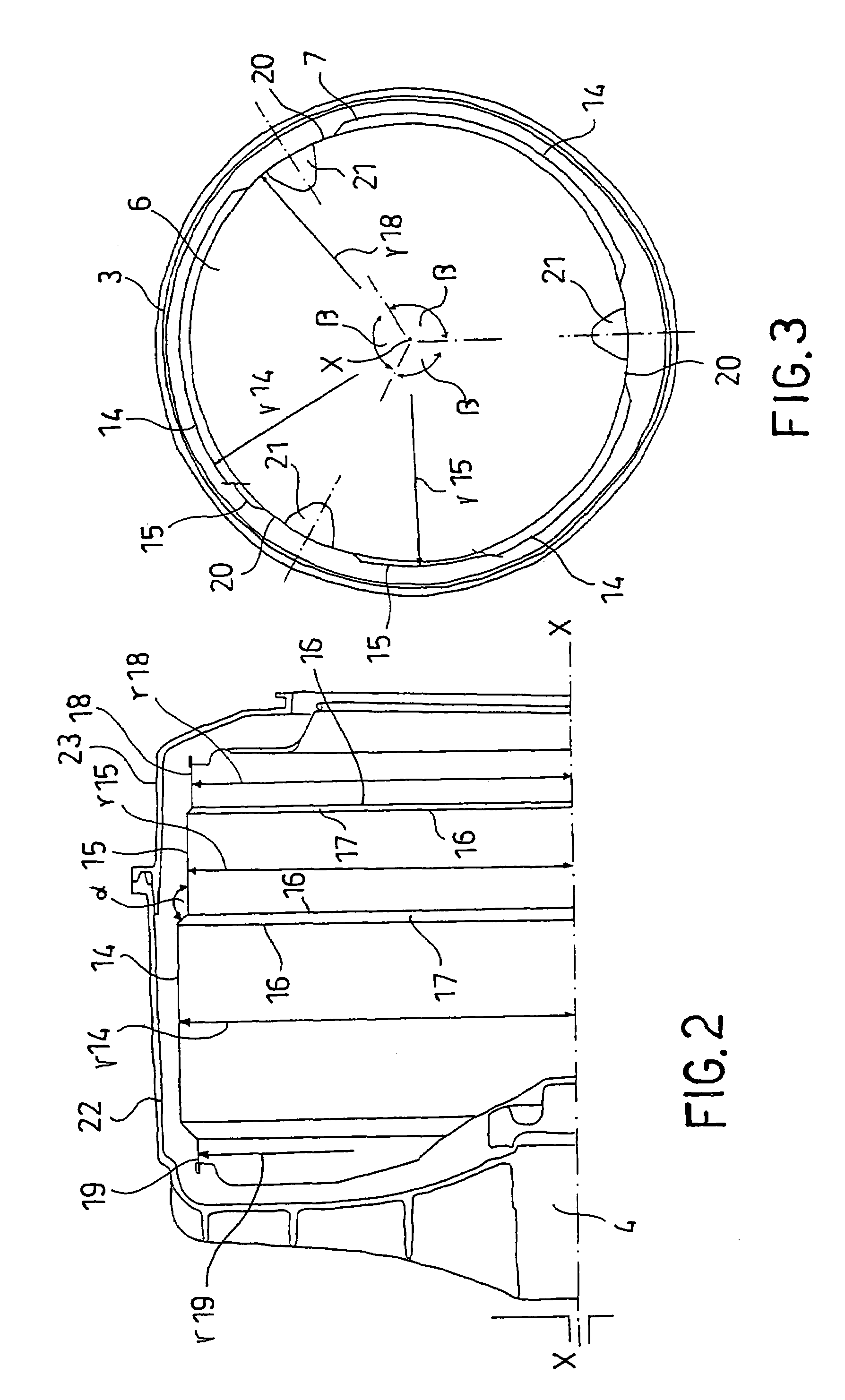 Basket for washing machine, washer-drier, drier, and the like