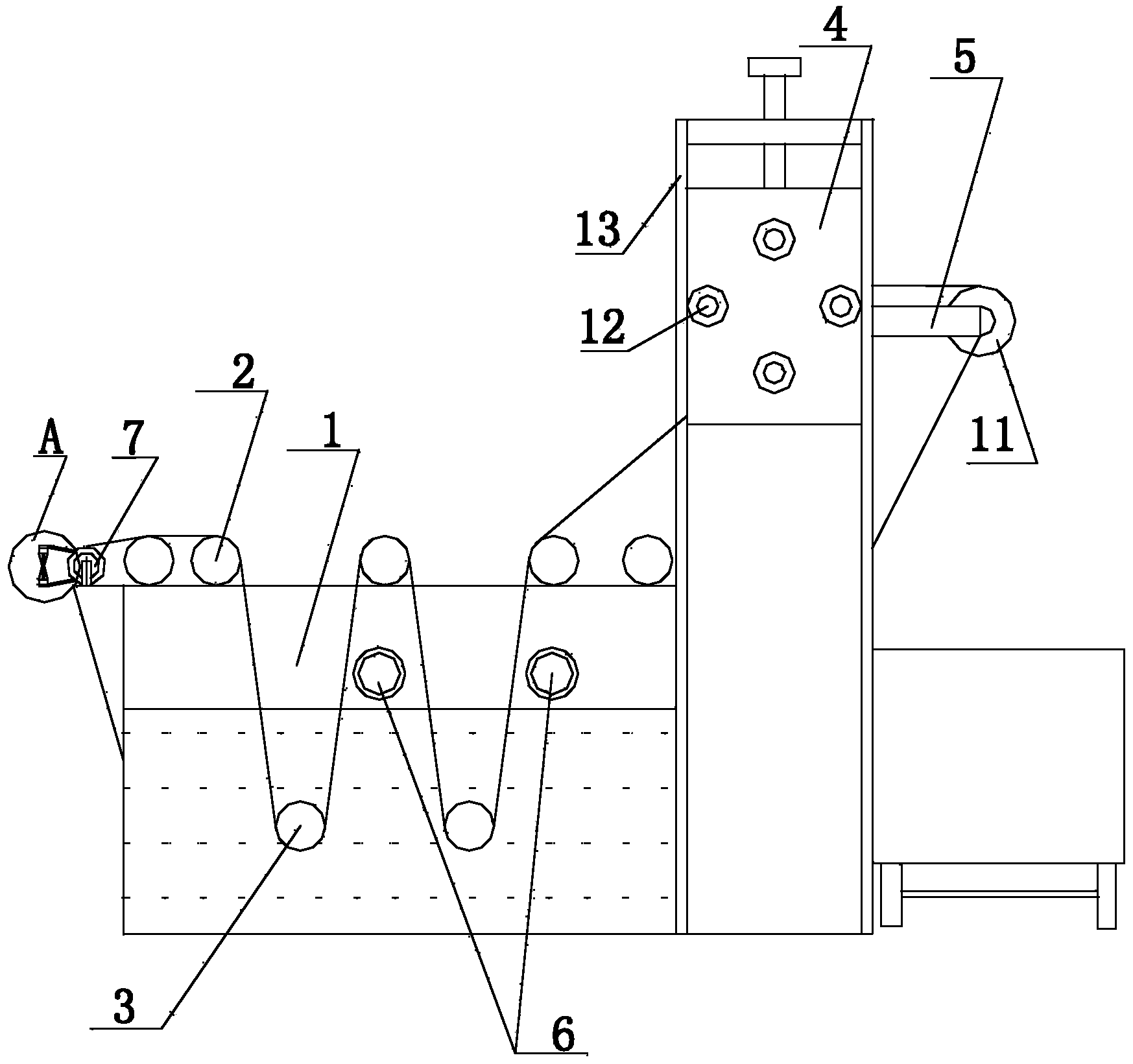 Knitted fabric processing device