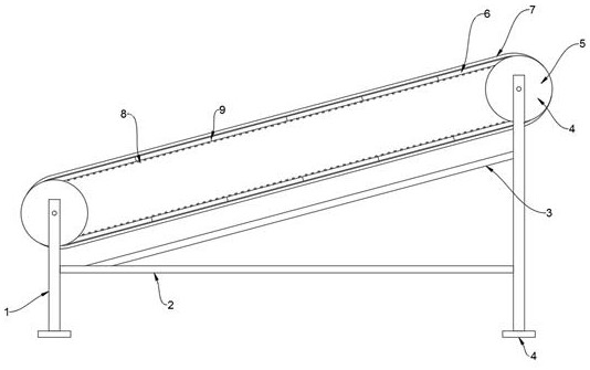 A polytetrafluoroethylene conveyor belt and its installation method