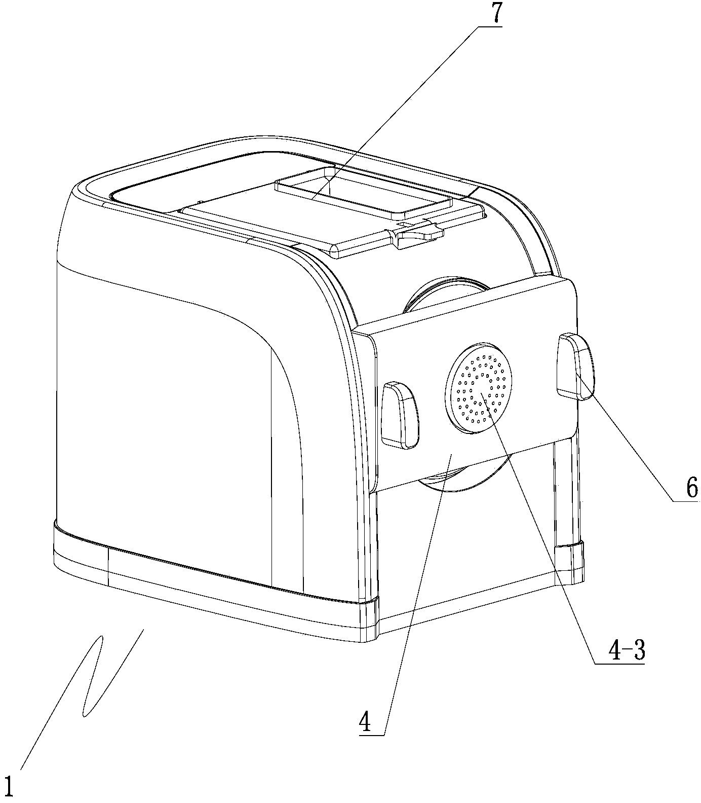 Noodle processing machine