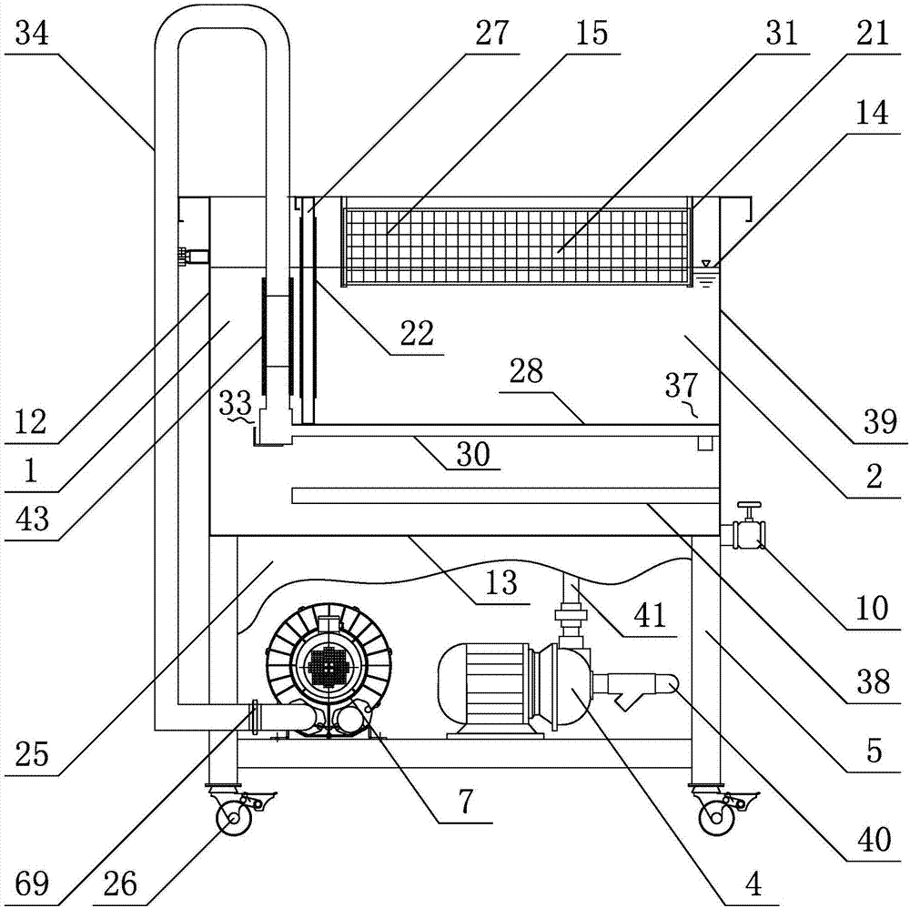 Comprehensive cleaning machine