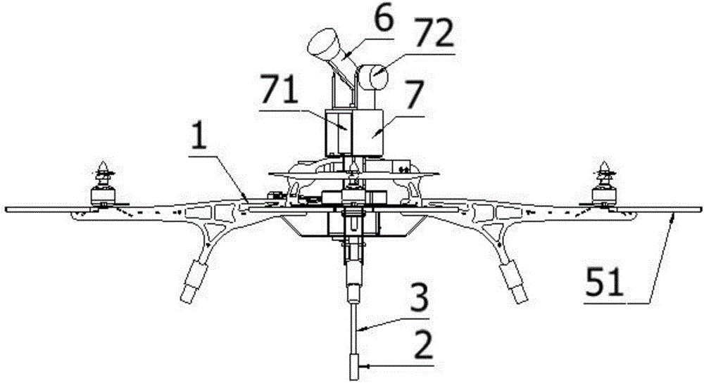 Unmanned aerial vehicle mapping system of power transmission line