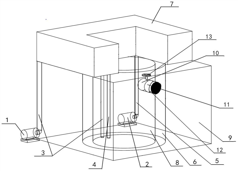 Fish, vegetable and algae collaborative symbiotic breeding device and method