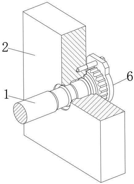 Novel structure for reducing stress concentration of pull rod of injection molding machine