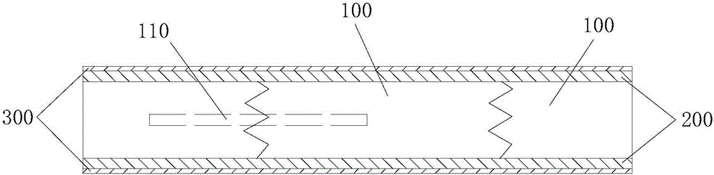 Decorative sheet structure and manufacturing method