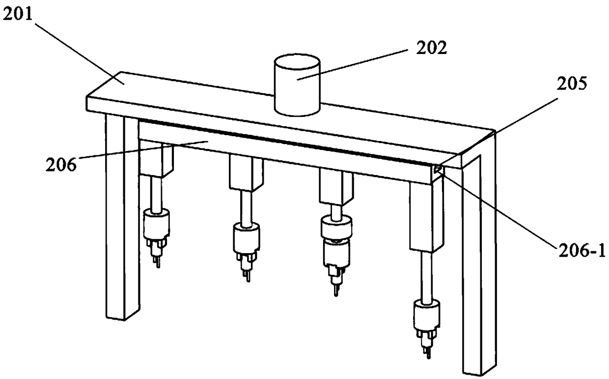 Full-automatic columnar-capacitor detector