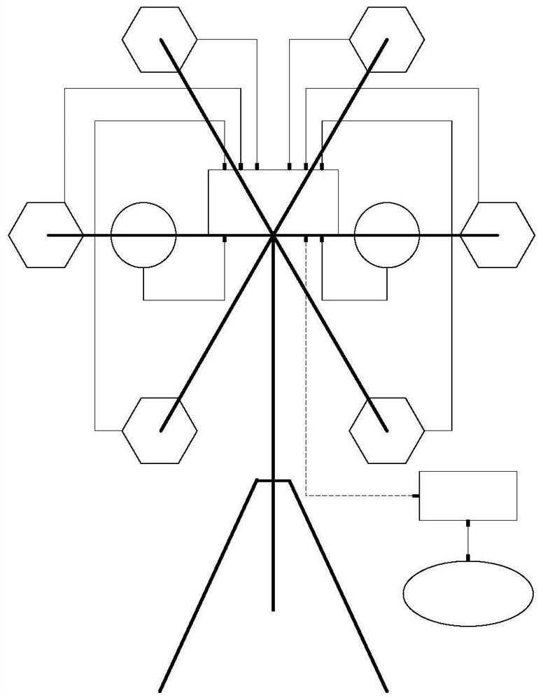 A distributed partition wall detection system combined with radar and vibration