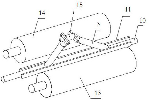 Adjustable power cable hoisting device