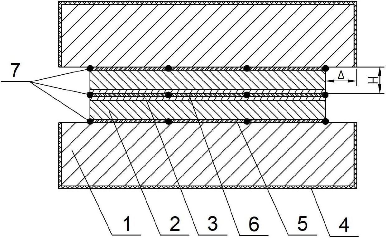 Titanium steel composite slab and manufacturing method thereof