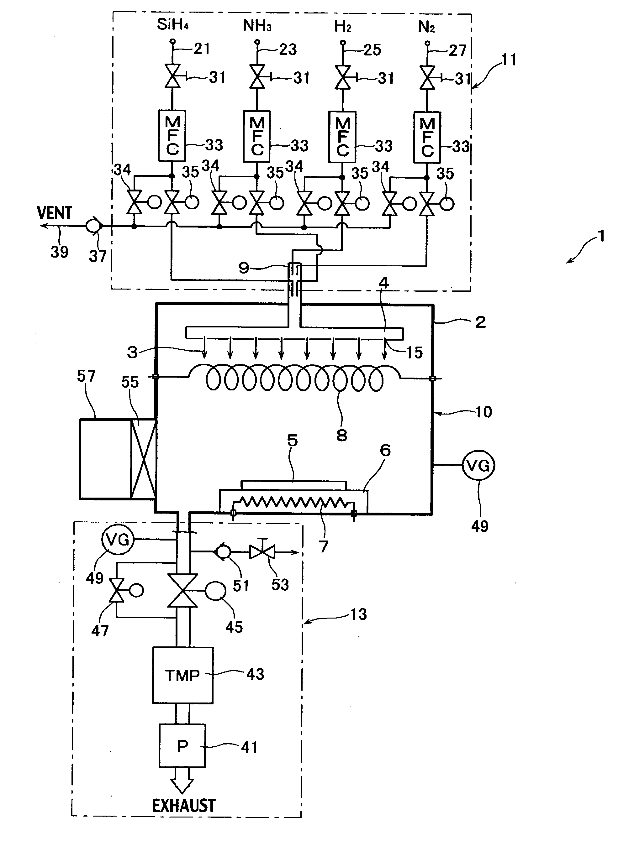 Unit-Layer Post-Processing Catalyst Chemical-Vapor-Deposition Apparatus and Its Film Forming Method