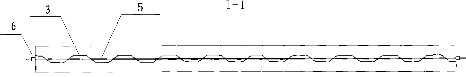 Waveform plate web girder