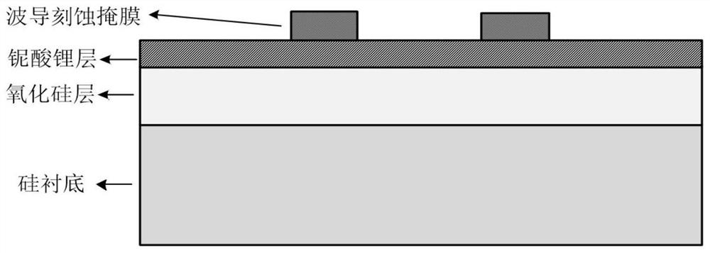 Thin-film lithium niobate-based integrated chip and preparation method thereof