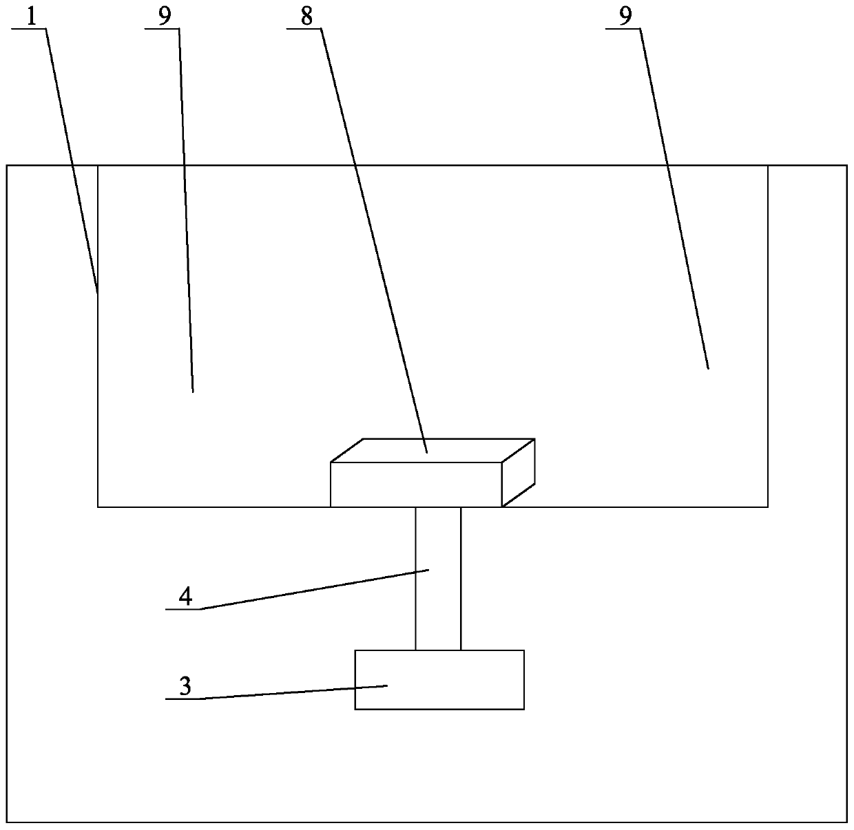 High-efficiency ultrasonic cleaning device and method