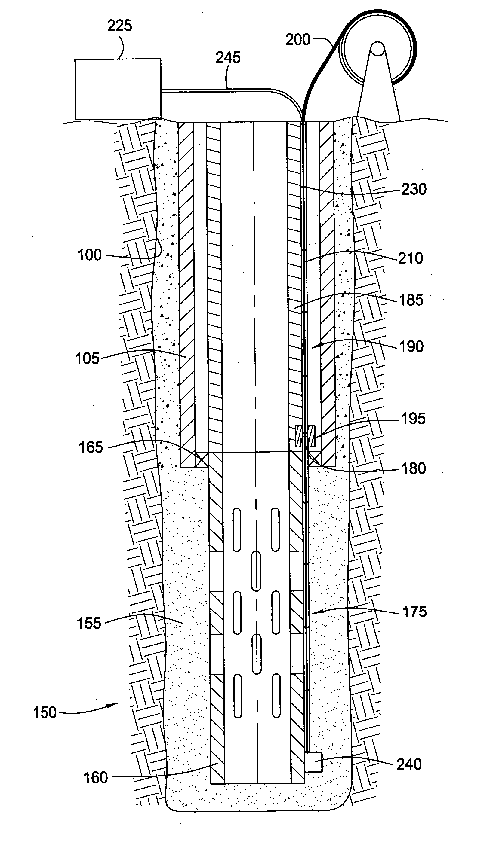 Placing fiber optic sensor line