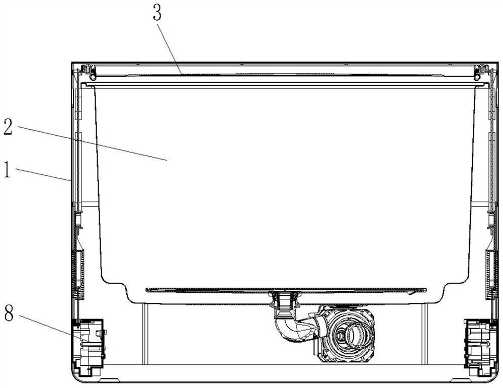 Control method of drawer-type dish-washing machine