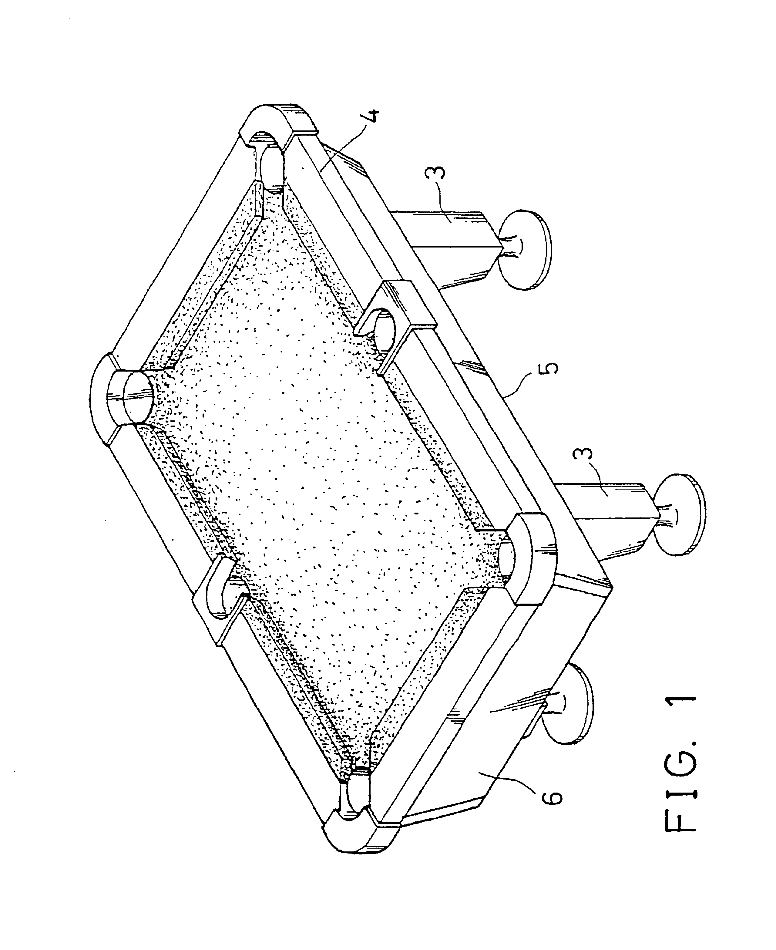 Billiard table having easily assembling structure