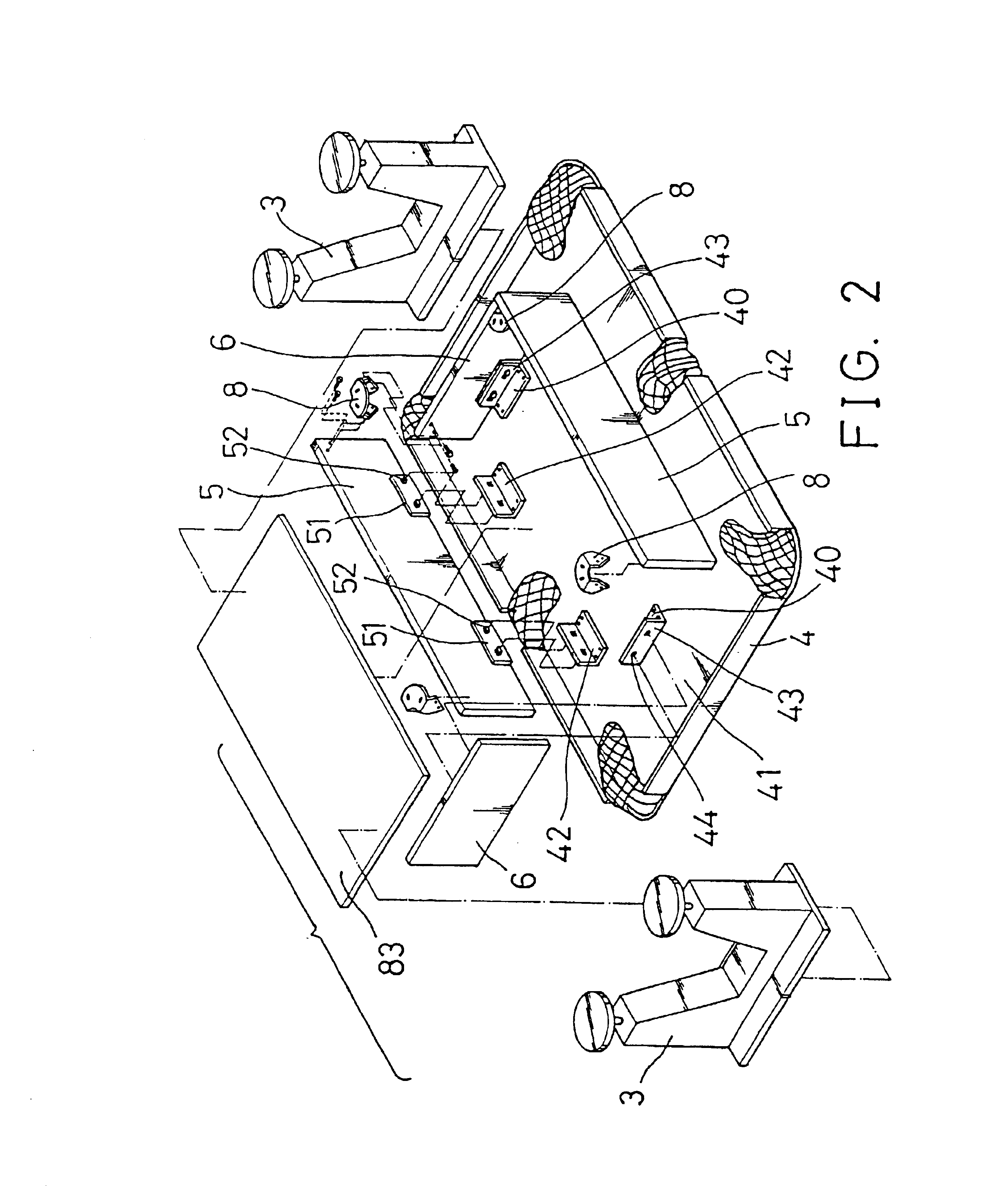 Billiard table having easily assembling structure