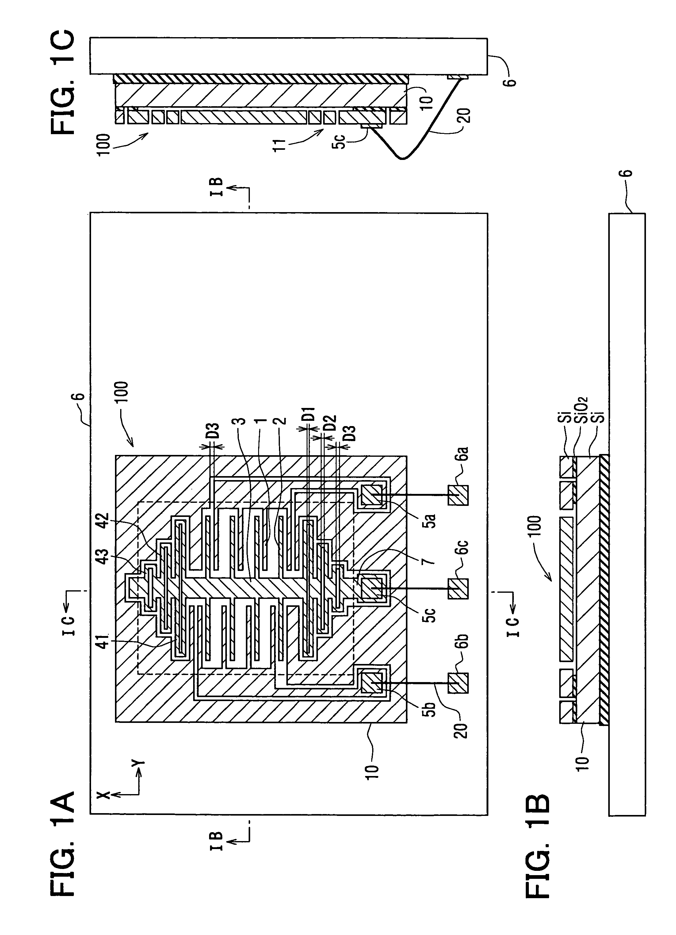 Physical quantity sensor having spring