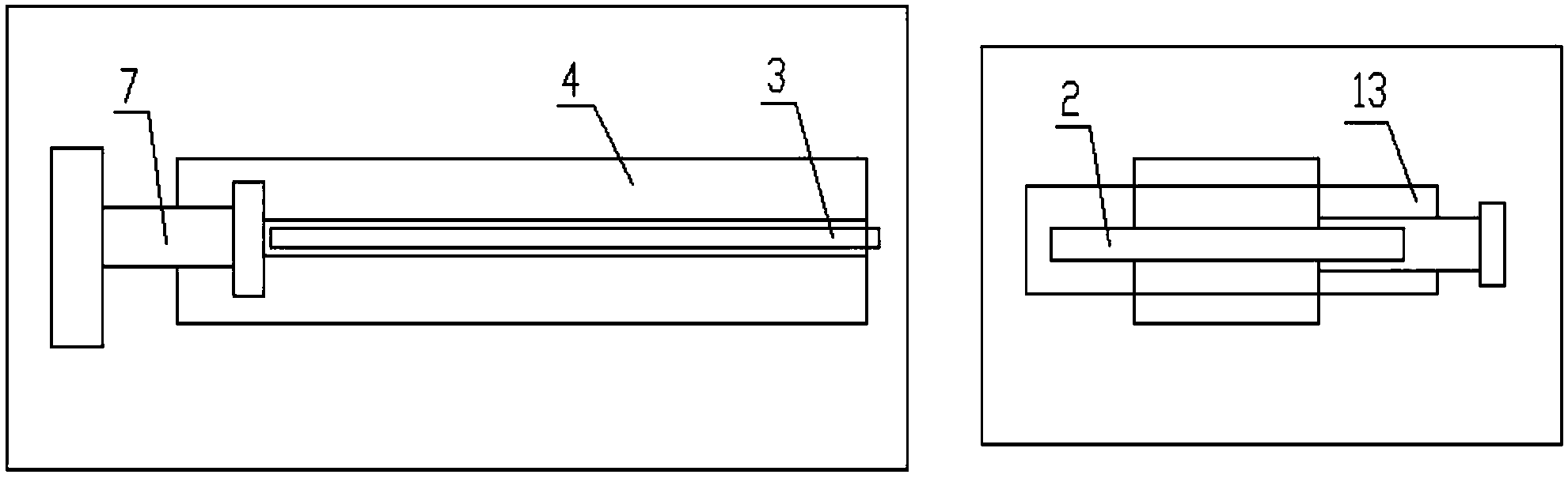 Method and device for sleeving central air-conditioning capillary tube with heat shrink tube