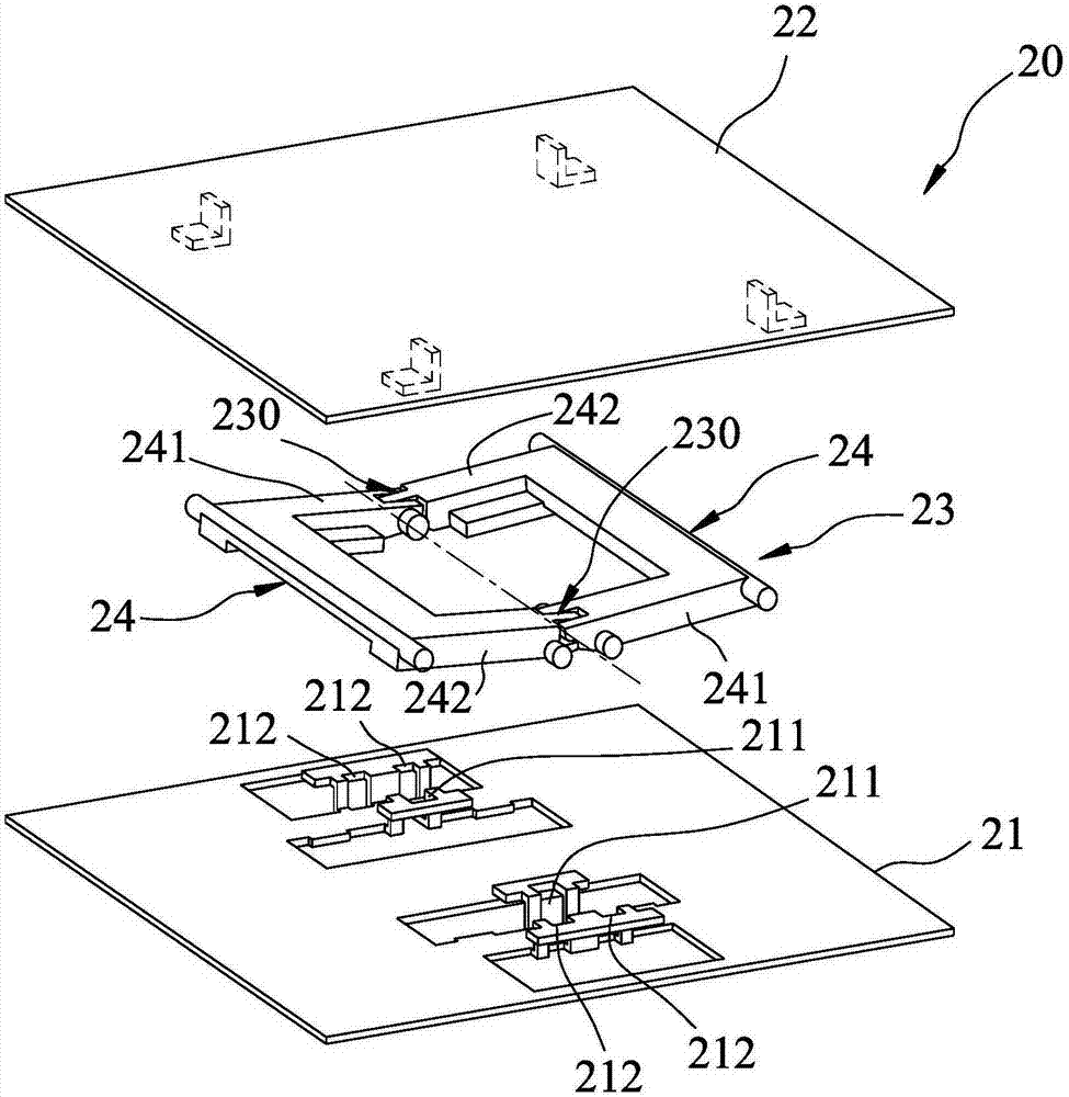 Dual-seesaw supporting mechanism and thin word key