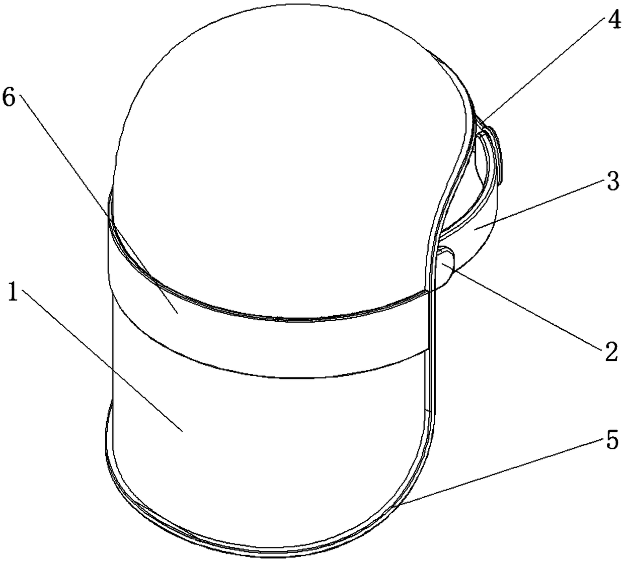 Solar beautifying mask and preparation method thereof